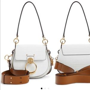 ISO of Chloe Tess Embossed Croc in White